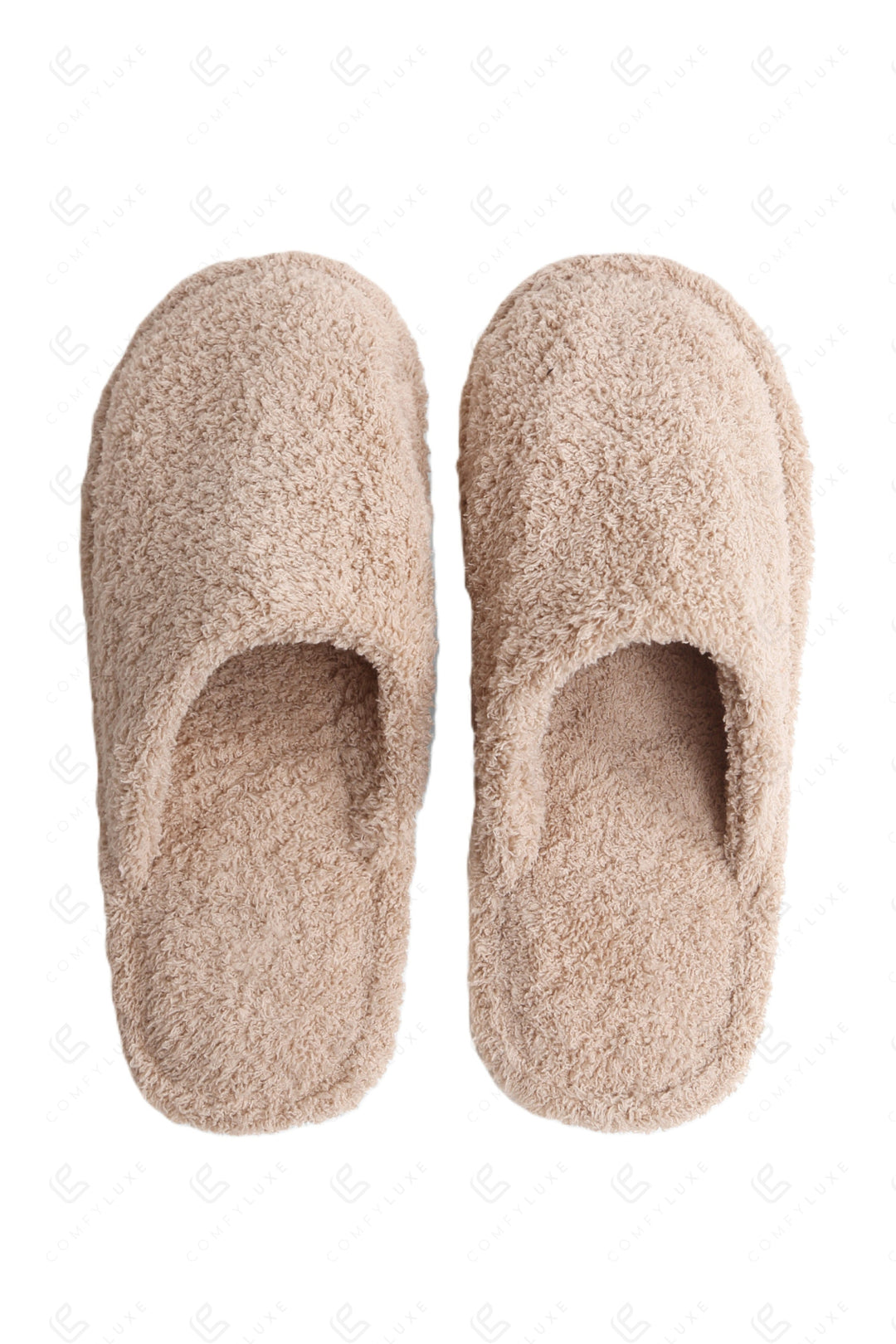 SOLID COLOR SLIPPERS BEIGE / S/M SLIPPERS/SLIDES