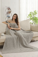 Load image into Gallery viewer, Jcl6018 Gray Throw Blankets

