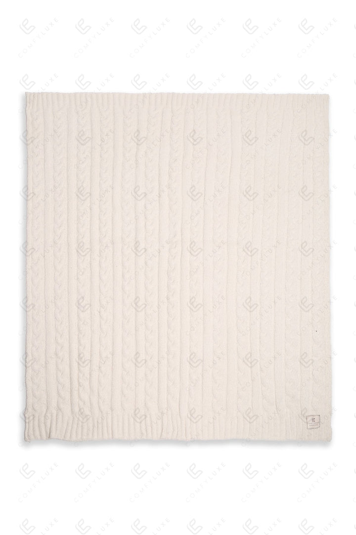 SOLID COLOR THROW BLANKET IVORY THROW BLANKETS