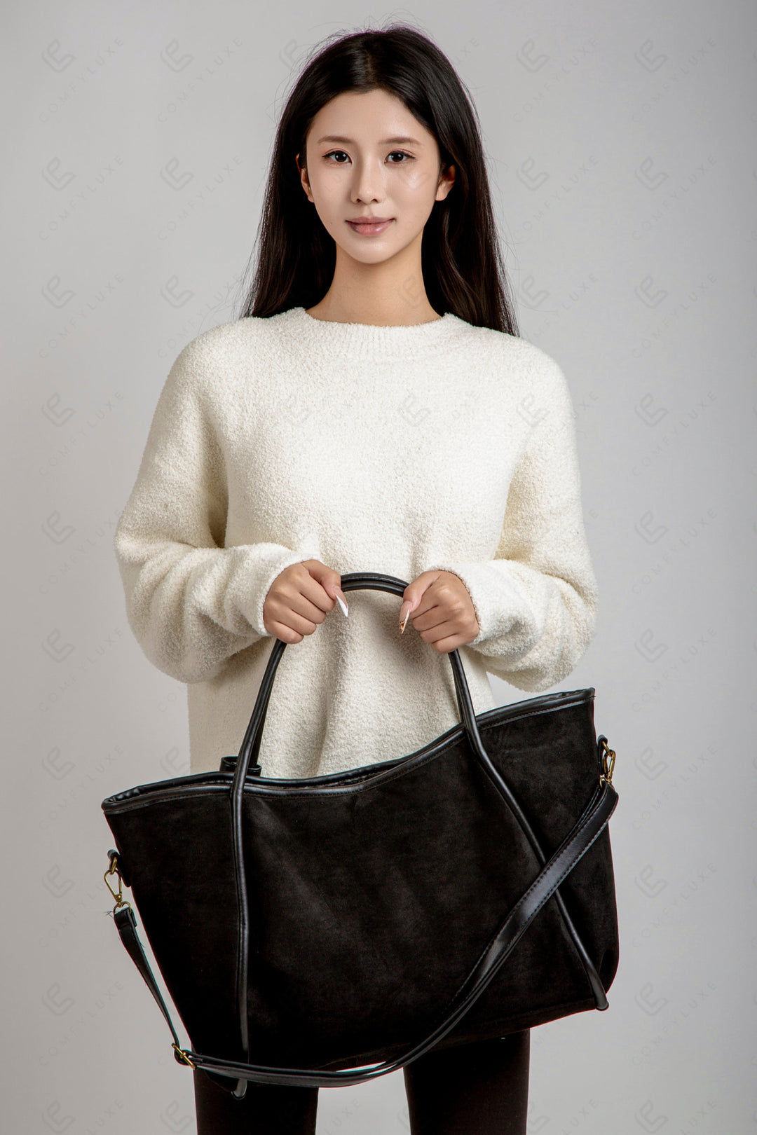 SOLID COLOR TOTE BAG BAGS