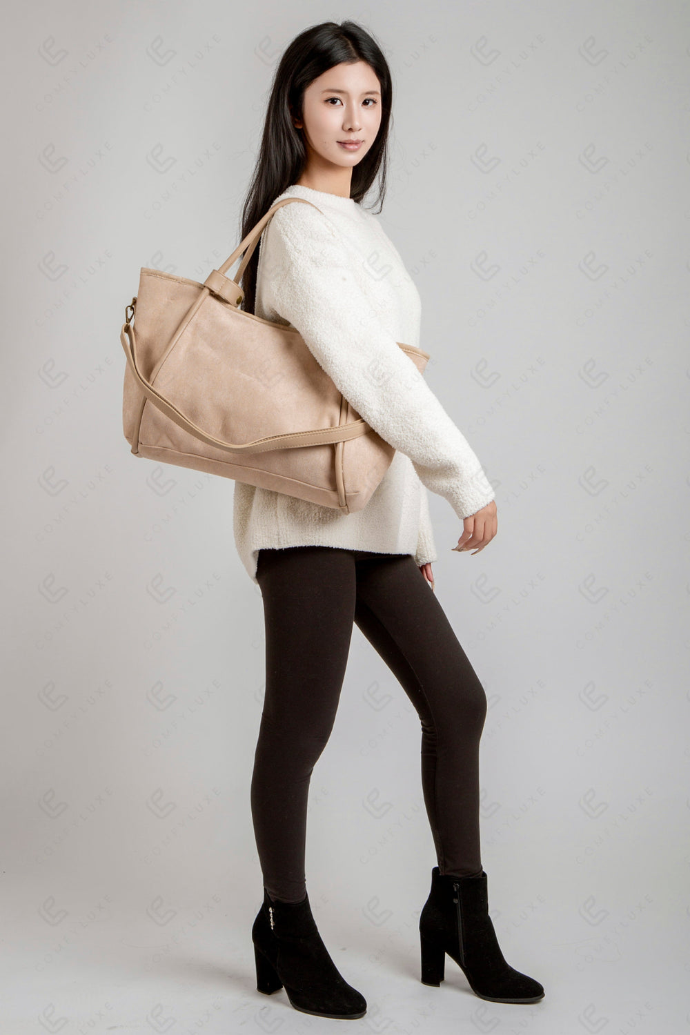 SOLID COLOR TOTE BAG BAGS