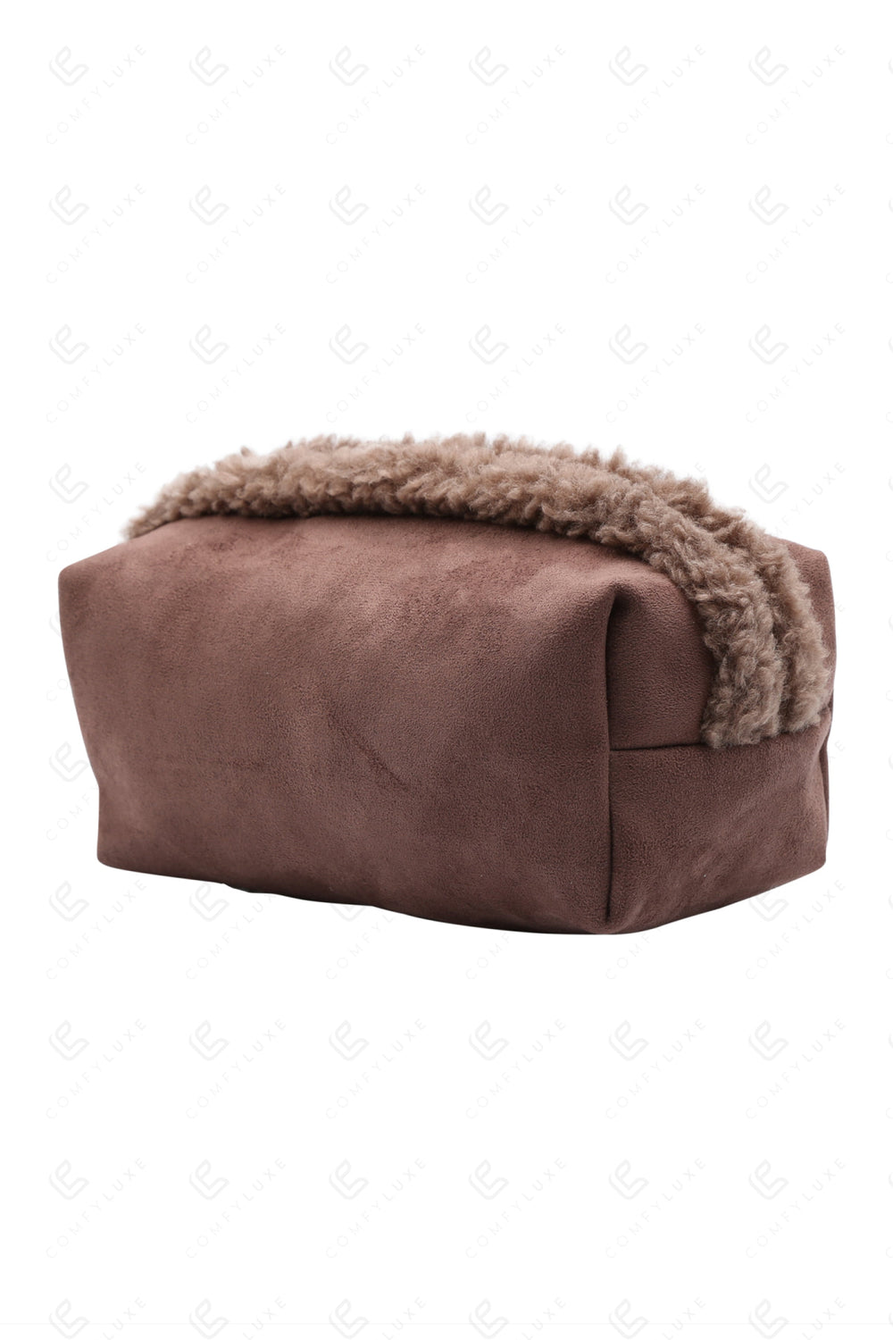 SOLID COLOR TRAVEL POUCH TAUPE BAGS