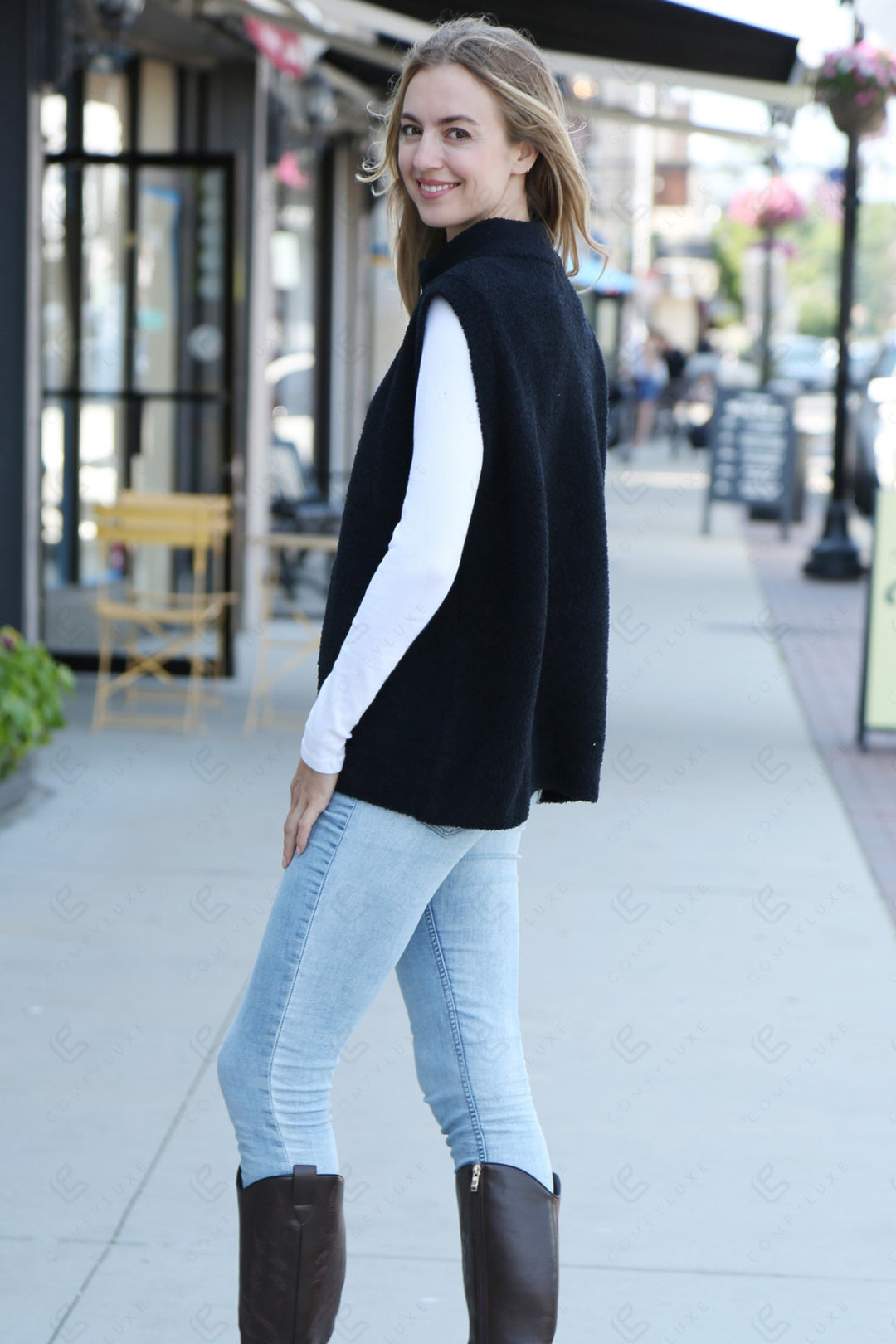 SOLID COLOR VEST APPAREL