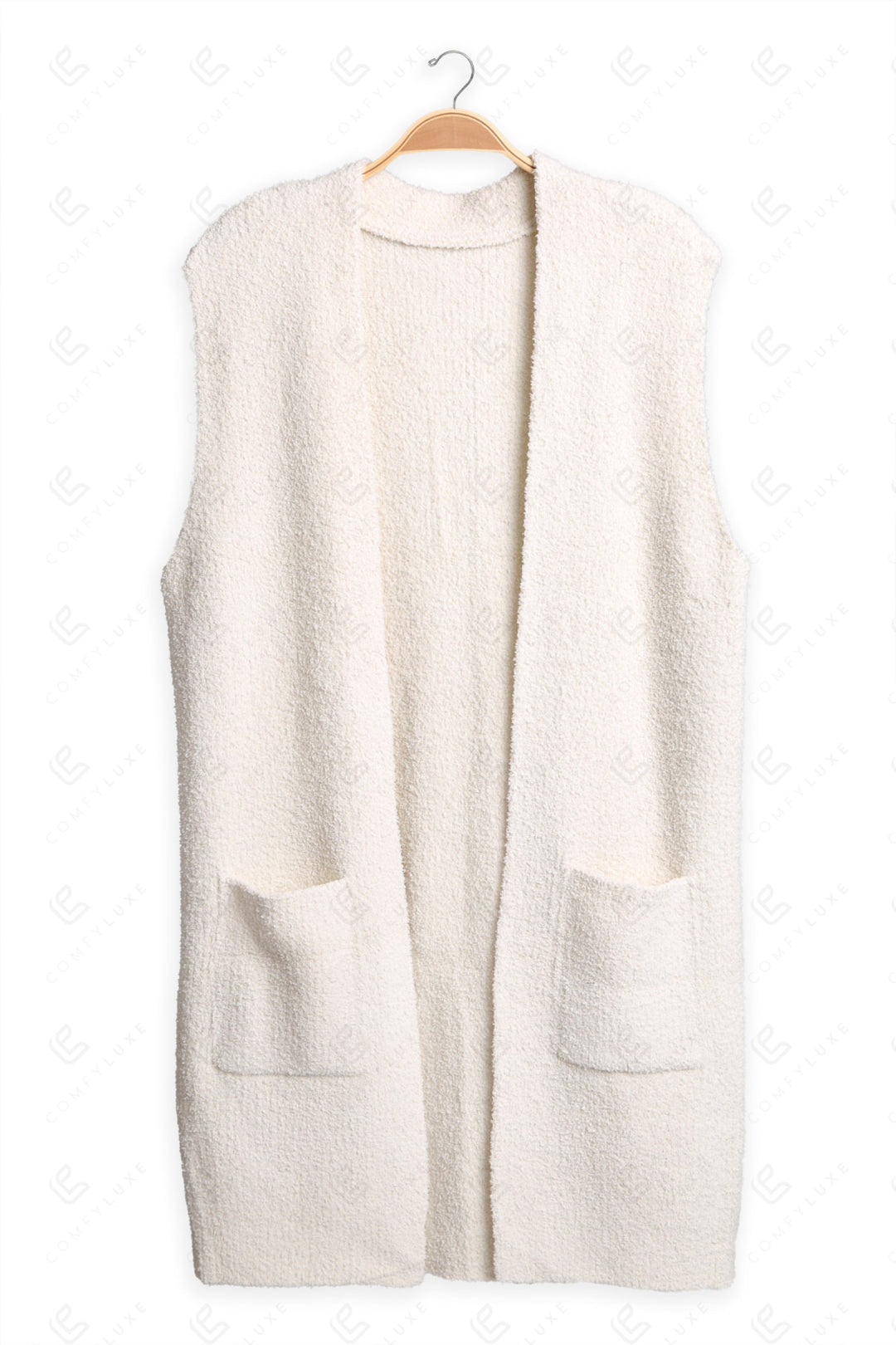 SOLID COLOR VEST IVORY APPAREL