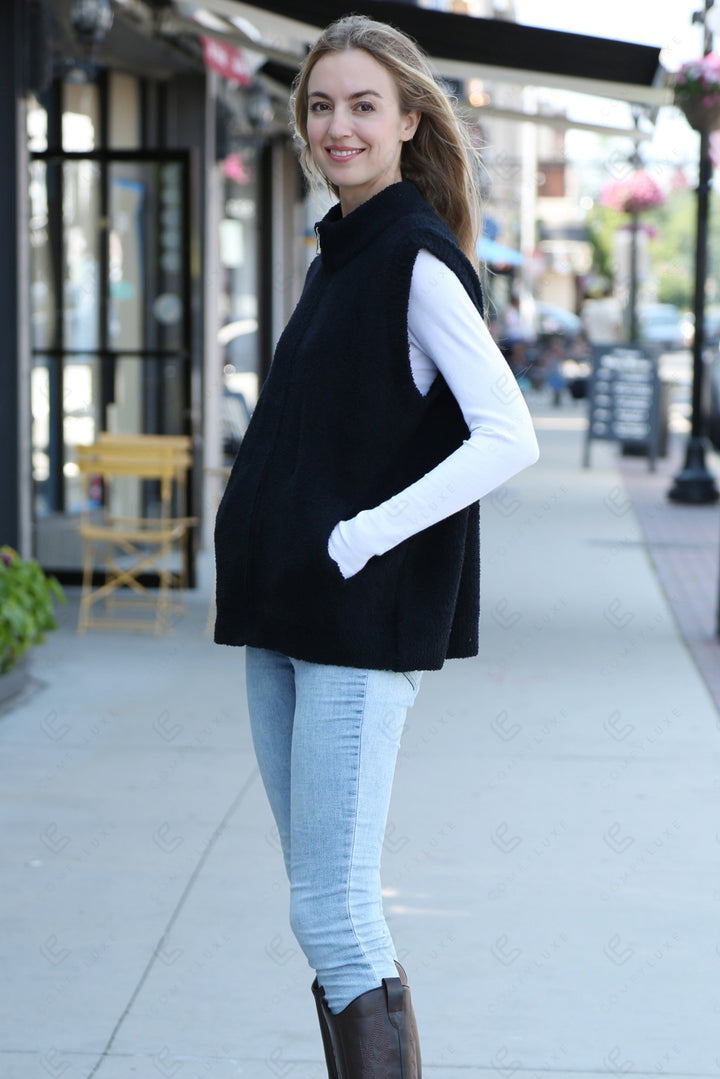 SOLID COLOR VEST APPAREL