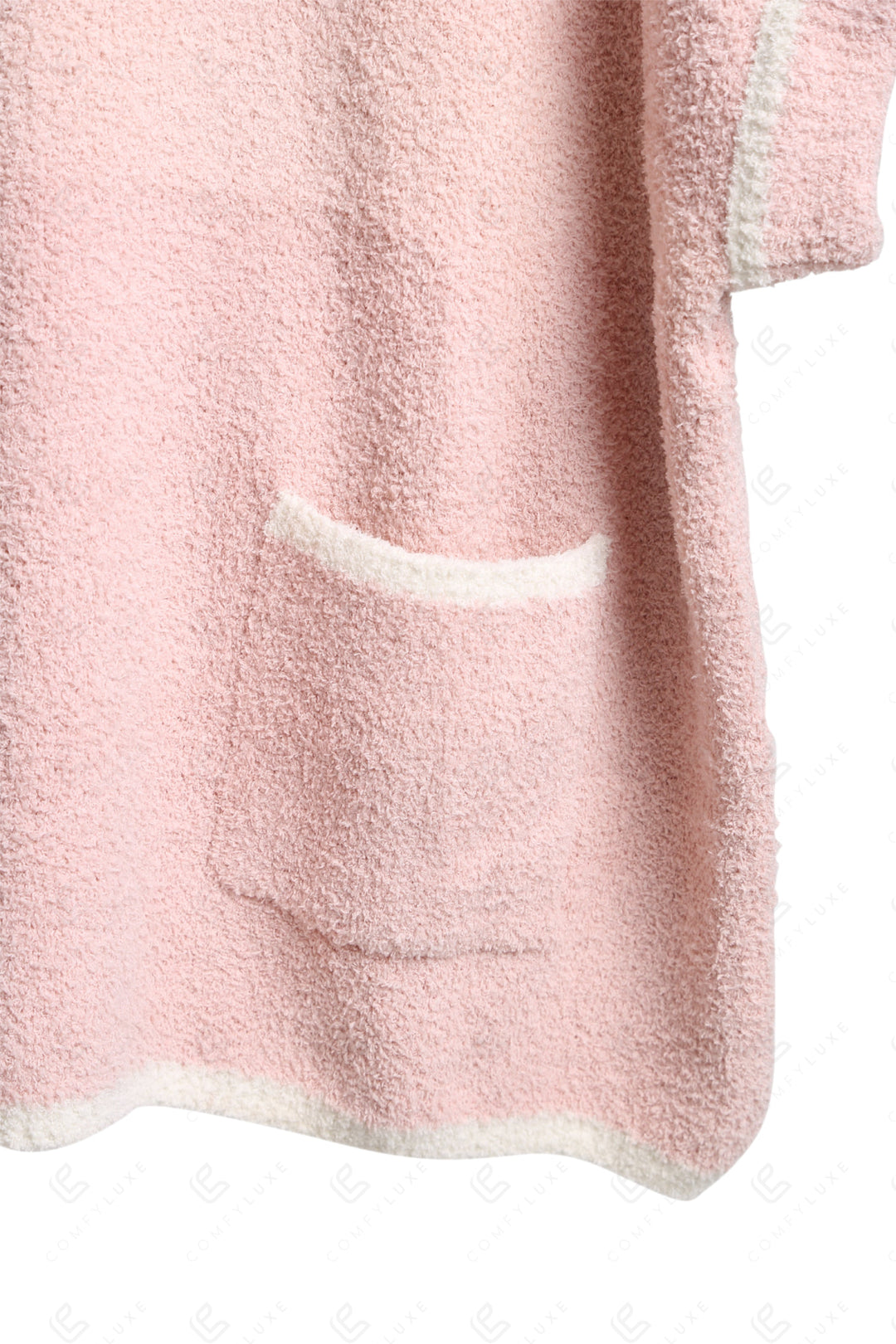 SOLID COLOR W/ COLORED EDGE PATTERN SWEATER APPAREL