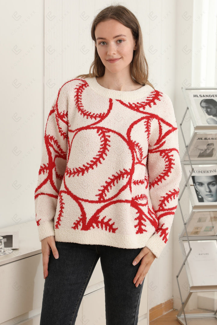 SPORTS PATTERN SWEATER APPAREL