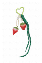 Load image into Gallery viewer, STRAWBERRY KEYCHAIN/BAG CHARM PINK KEYCHAINS
