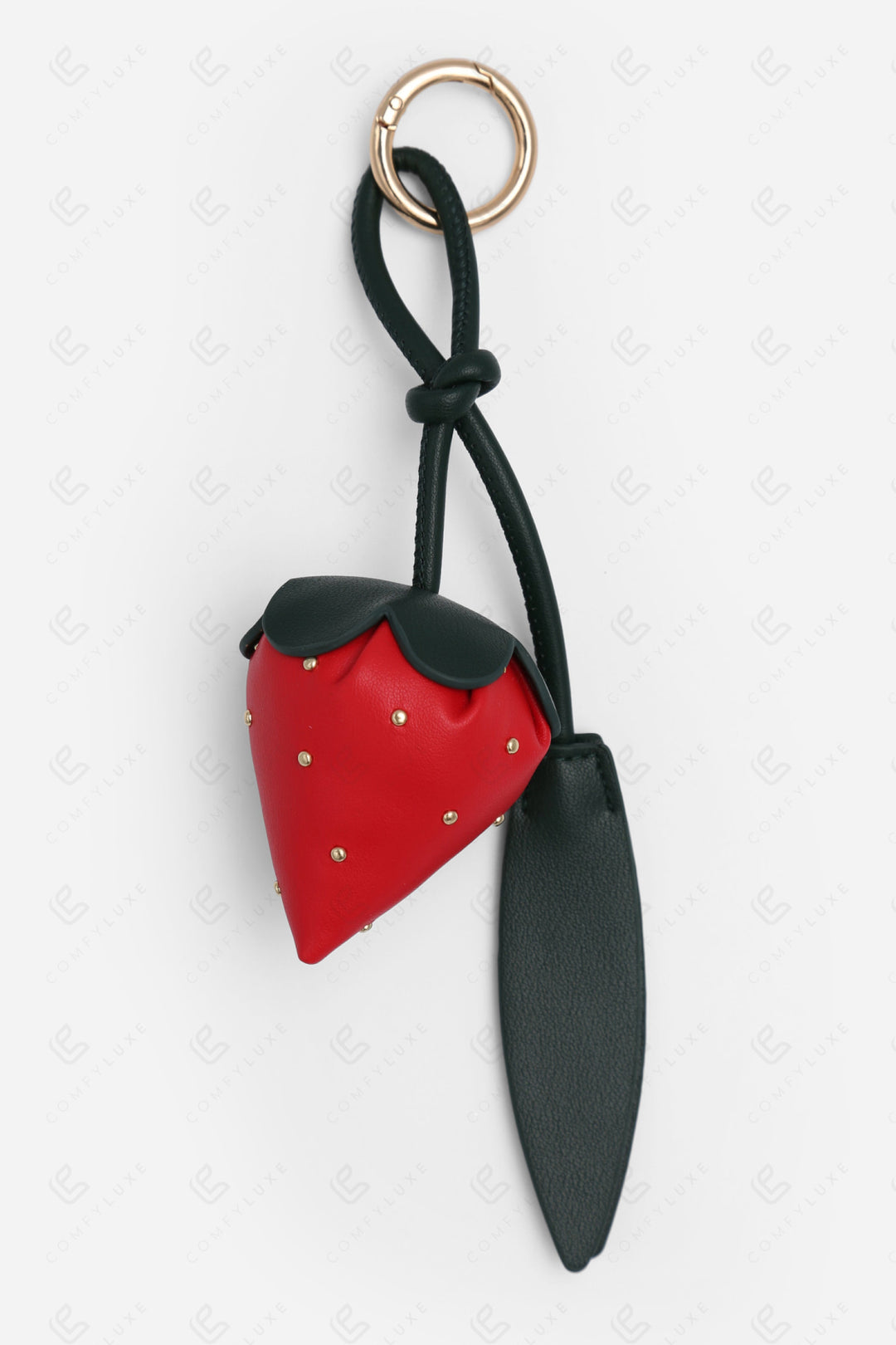 STRAWBERRY KEYCHAIN/BAG CHARM RED KEYCHAINS