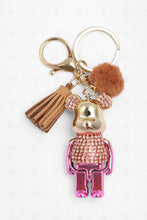 Load image into Gallery viewer, TEDDY BEAR KEYCHAIN/BAG CHARM PINK KEYCHAINS
