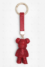 Load image into Gallery viewer, TEDDY BEAR KEYCHAIN/BAG CHARM RED KEYCHAINS
