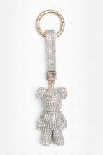 Load image into Gallery viewer, TEDDY BEAR KEYCHAIN/BAG CHARM WHITE KEYCHAINS

