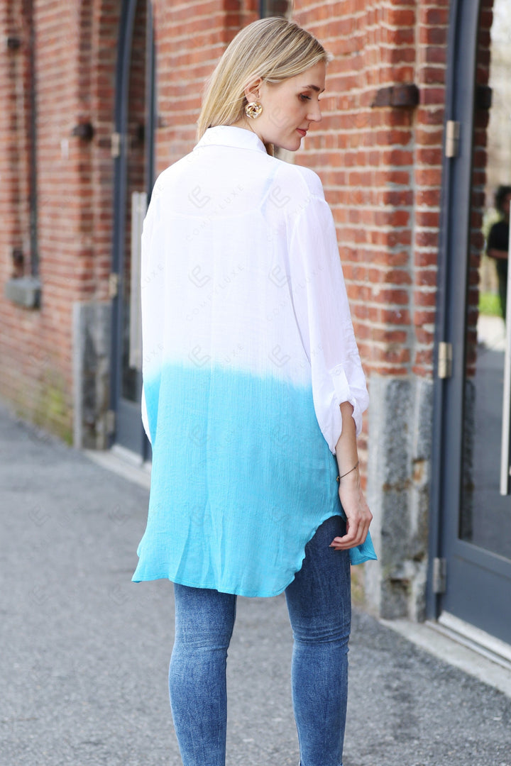 TIE-DYE PATTERN SHIRT APPAREL