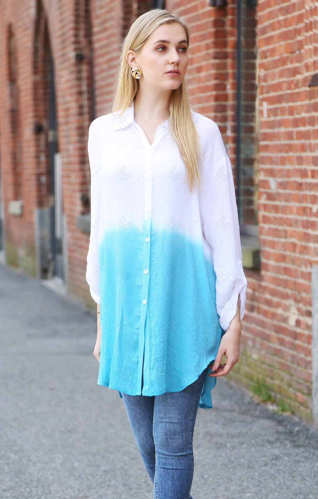 TIE-DYE PATTERN SHIRT APPAREL