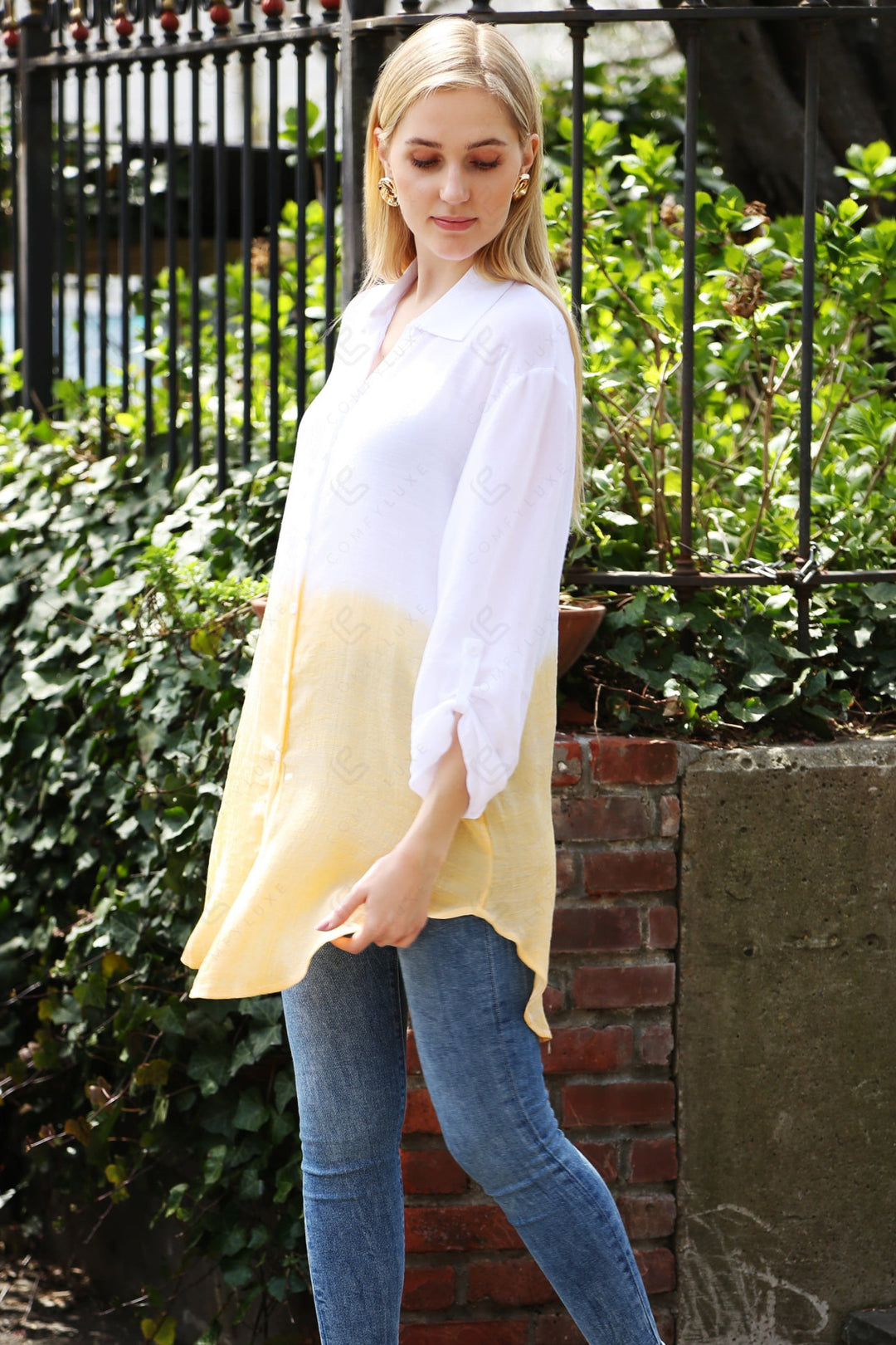 TIE-DYE PATTERN SHIRT APPAREL