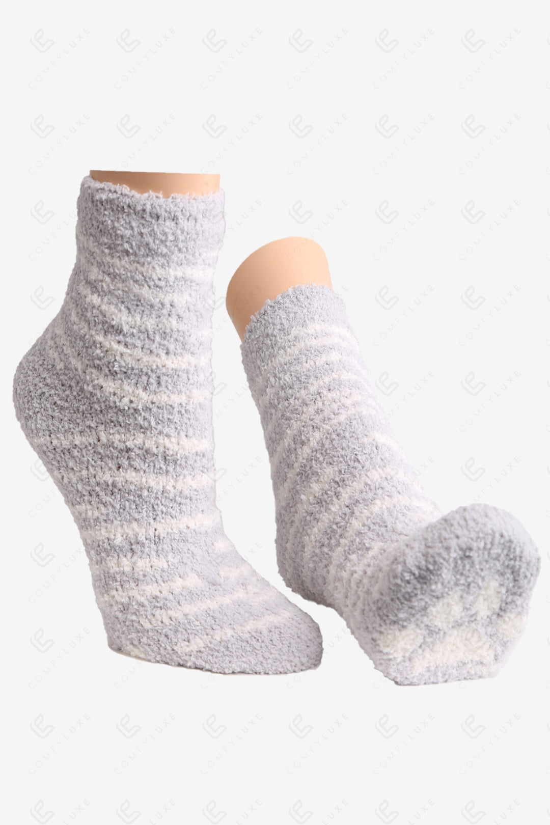 TIGER &amp; PAW PRINT PATTERN MINI-CREW SOCK SOCKS