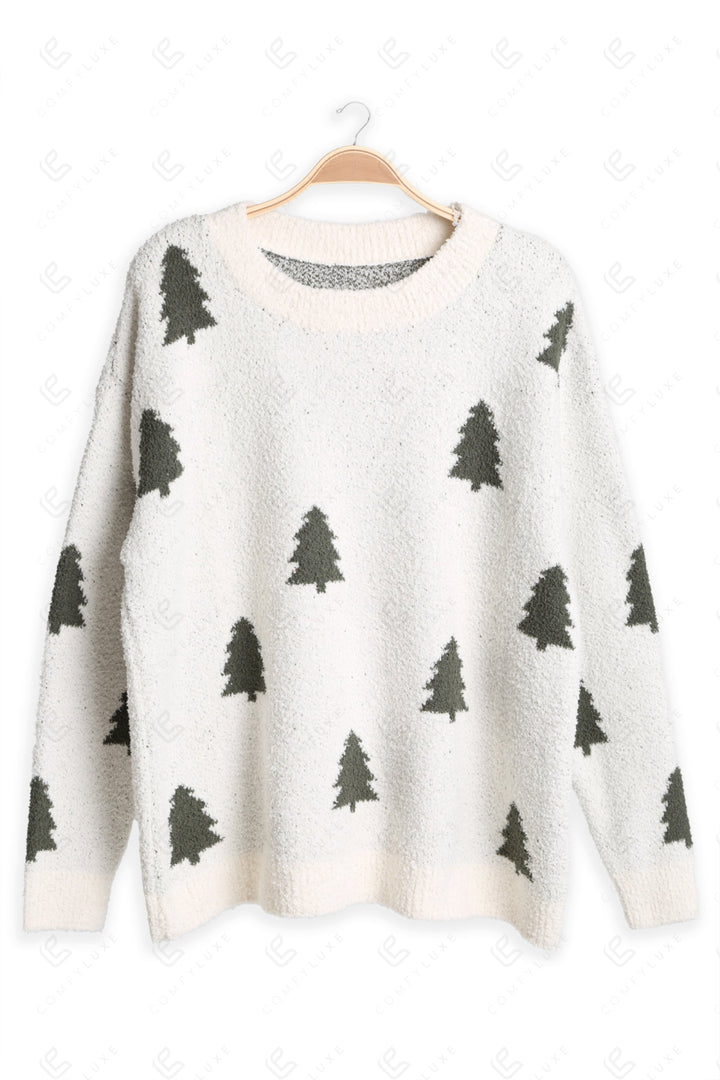 TREE PATTERN SWEATER TREE APPAREL